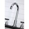 Kingston Brass FSC8921CML Manhattan Widespread Bathroom Faucet W/ Brass Pop-Up, Chrome FSC8921CML - alternate 3